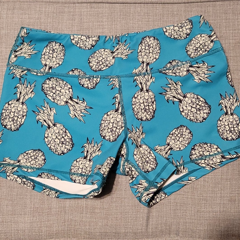 Born Primitive Blue Pineapple Athletic Shorts
